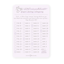 Load image into Gallery viewer, Lent Checklist