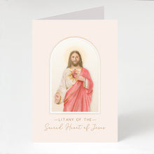 Load image into Gallery viewer, Litany of the Sacred Heart of Jesus | Beige
