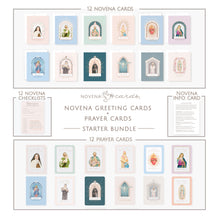 Load image into Gallery viewer, Novena Greeting Cards + Prayer Cards Starter Bundle