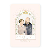 Load image into Gallery viewer, Sts. Zelie and Louis Martin Prayer Card | Beige