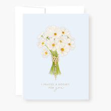 Load image into Gallery viewer, Rosary Card | Bouquet | White Cosmos