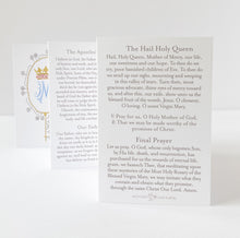 Load image into Gallery viewer, How to Pray the Rosary Prayer Card