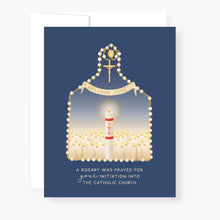 Load image into Gallery viewer, Rosary Card | Sacrament | OCIA | Easter Vigil Candles