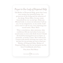 Load image into Gallery viewer, Our Lady of Perpetual Help Prayer Card | Mint Green