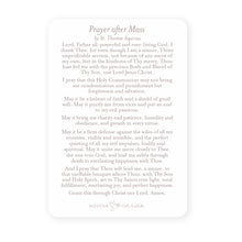 Load image into Gallery viewer, Prayer After Mass Prayer Card | White