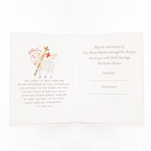 Load image into Gallery viewer, Rosary Card | Easter | Wooden Cross