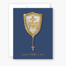 Load image into Gallery viewer, Rosary Card | Rosary Shield | Father's Day