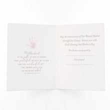 Load image into Gallery viewer, Rosary Card | Rosary of Roses | Mother's Day