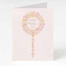 Load image into Gallery viewer, Rosary Card | Rosary of Roses | Mother's Day