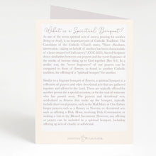 Load image into Gallery viewer, Spiritual Bouquet Card | Prayer Offerings Wreath | Beige