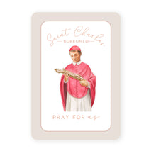 Load image into Gallery viewer, St. Charles Borromeo Prayer Card | Pray for Us