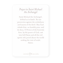Load image into Gallery viewer, St. Michael the Archangel | Pray for Us |  Prayer Card