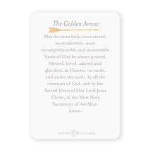 Load image into Gallery viewer, Golden Arrow Prayer Card