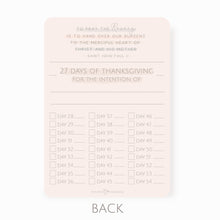 Load image into Gallery viewer, 54 Day Rosary Novena Checklist - Blank Checkboxes