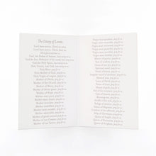 Load image into Gallery viewer, Litany of Loreto Prayer Card | Blue