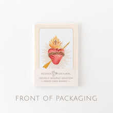 Load image into Gallery viewer, Catholic Monthly Devotion Prayer Card Bundle