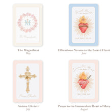 Load image into Gallery viewer, Catholic Monthly Devotion Prayer Card Bundle