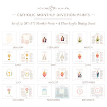 Load image into Gallery viewer, Catholic Monthly Devotion Prints