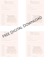 Load image into Gallery viewer, Novena Checklist (Pack of 5)