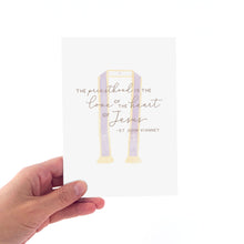 Load image into Gallery viewer, Priesthood is the Love of the Heart of Jesus | St John Vianney | Art Print