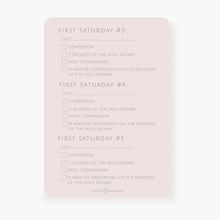 Load image into Gallery viewer, Five First Saturdays Checklist
