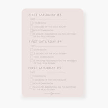 Load image into Gallery viewer, Five First Saturdays Checklist