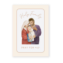 Load image into Gallery viewer, Holy Family Prayer Card | Pray for Us
