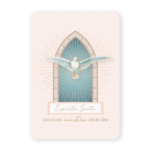 Load image into Gallery viewer, Espíritu Santo | Tarjeta de Oración | Ventana | Beige