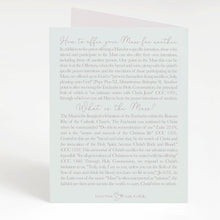 Load image into Gallery viewer, &quot;I Prayed for you at Mass&quot; Card | Light Green
