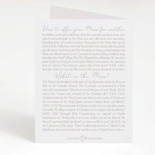 Load image into Gallery viewer, "I Prayed for you at Mass" Card | White