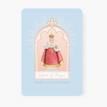 Load image into Gallery viewer, Infant of Prague Novena Prayer Card | Blue