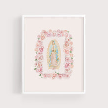 Load image into Gallery viewer, Our Lady of Guadalupe | Roses | Art Print
