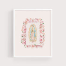 Load image into Gallery viewer, Our Lady of Guadalupe | Roses | Art Print