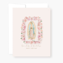 Load image into Gallery viewer, Our Lady of Guadalupe Novena Card | Light Peach
