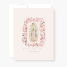 Load image into Gallery viewer, Our Lady of Guadalupe Novena Card | Light Peach