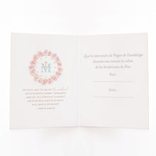 Load image into Gallery viewer, Nuestra Señora de Guadalupe | Tarjeta de Novena | Durazno