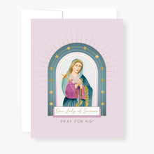 Load image into Gallery viewer, Our Lady of Sorrows Novena Card | Light Purple
