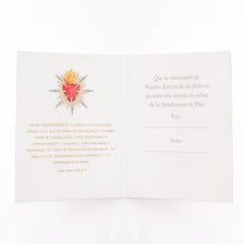 Load image into Gallery viewer, Nuestra Señora de los Dolores | Tarjeta de Novena | Morado Claro