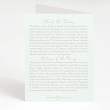 Load image into Gallery viewer, Rosary Card | Birthday Candles | Mint Green | Birthday
