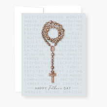 Load image into Gallery viewer, Rosary Card | St Joseph Attributes | Father&#39;s Day
