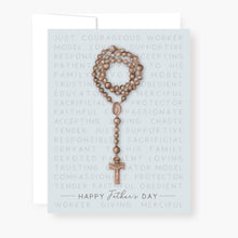 Load image into Gallery viewer, Rosary Card | St Joseph Attributes | Father's Day