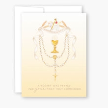 Load image into Gallery viewer, Rosary Card | Sacrament | First Holy Communion