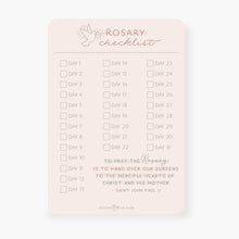 Load image into Gallery viewer, Rosary Checklist (Pack of 5)