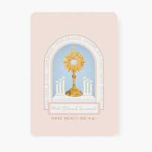 Load image into Gallery viewer, Spiritual Communion Prayer Card | Blessed Sacrament | Beige