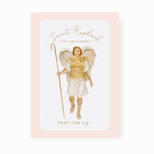 Load image into Gallery viewer, St. Raphael Prayer Card | Wise Choice of a Marriage Partner | Beige