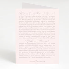 Load image into Gallery viewer, St. Rita Novena Card | Beige