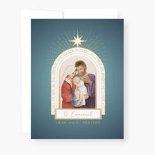 Load image into Gallery viewer, St. Andrew Christmas Novena Card | Holy Family | Blue

