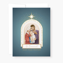 Load image into Gallery viewer, St. Andrew Christmas Novena Card | Holy Family | Blue
