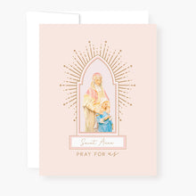 Load image into Gallery viewer, St. Anne Novena Card - front view