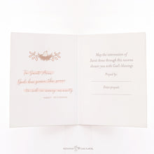 Load image into Gallery viewer, St. Anne Novena Card - inside view